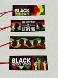 Group picture of four different bookmarks