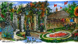 Close up image of gates