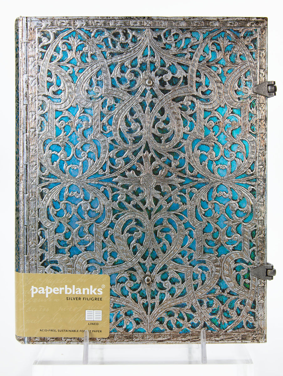 Paperblanks Journal - Maya Blue Silver Filigree – Toronto History