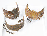 Group shot of three cuff bracelets
