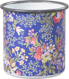 Enamel Pot with Blue William Killburn print
