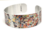 Floral Sunburst print Cuff Bracelet