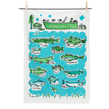 Canadian Fish tea towel by Julie Gash