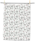 Miniature Dogs tea towel hanging