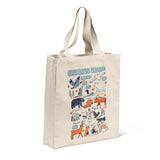 "Canadian Wildlife Tote Bag" illustration by Julia Gash