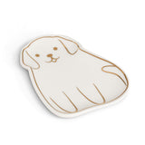 Dog teabag or trinket plate