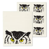 Peeking Owl Swedish dishcloths