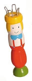 Yellow hair knitting doll