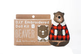 Embroidery kit of Beaver 