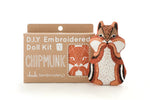 Embroidery kit of Chipmunk