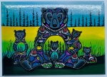 Jessica Somers "Bear Medicine" magnet shown