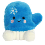mini plush blue mitten 