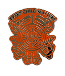 Pin with 'Every Child Matters' text on a white background