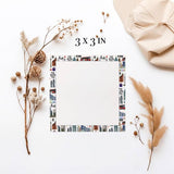 3x3 inch notepad with decorative Toronto elements on a white background