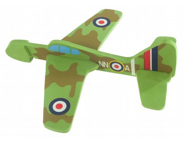RAF Spitfire Hurricane Foam Plane shown assembled 