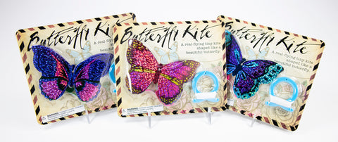 Purple/Pink, Pink and Purple/Blue Butterfly Kites