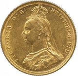 Obverse of coin with Queen Victoria's head.