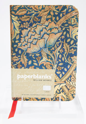 Front cover of journal with Windrush design by William Morris
