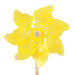 Windmill with yellow star pattern