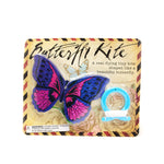 Pink and purple butterfly kite in package