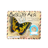 Yellow and black butterfly kite in package