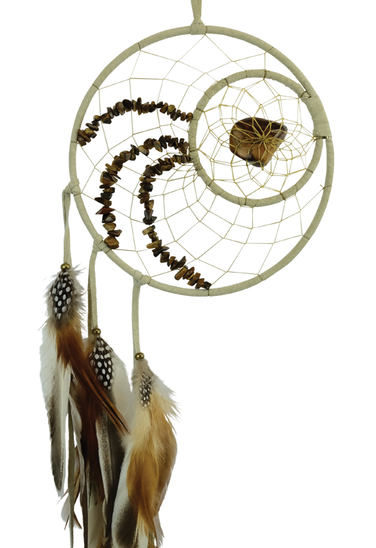 Dream Catcher - Dark Brown 4 by Monague Native Crafts at Maker