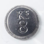 Close up of 8th King's Regiment of foot button