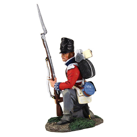 Model figure of British 1st Foot Guard Battalion Company Kneeling and Defending 