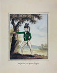 Artwork of A Rifleman of the Queen's Rangers