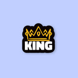 King Enamel Pin