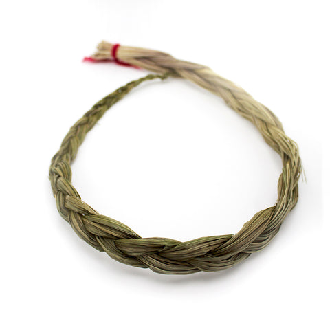 Sweetgrass braid in a loop