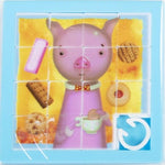 Blue with pig tiny tile puzzle