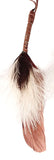Close product shot of brown turkey smudging feather
