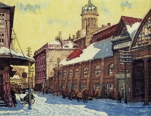 Drawing of St. Lawrence Market