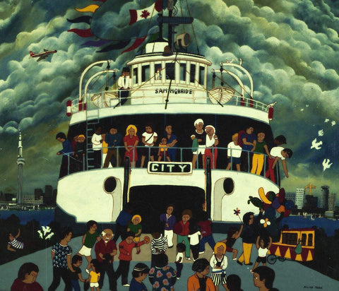 Toronto Island Ferry by Allan Moak