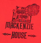 Close up of Mackenzie House image on red background