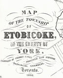 Close up title and credits for map