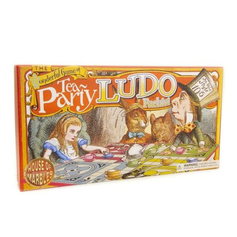 Close product shot of ludo game box