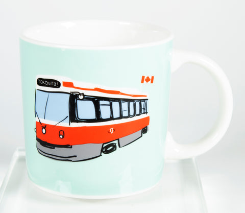 Mug with streetcar image 
