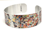 Floral Sunburst print Cuff Bracelet 