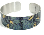 Goldfinch print Cuff Bracelet