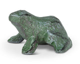 Green frog mini cast iron critter
