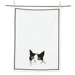 Felix Cat tea towel hanging