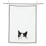 Felix Cat tea towel hanging