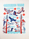 "Canadian Birds Tote Bag" illustration by Julia Gash 