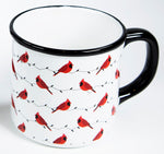 Mug with cardinal design