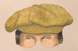 Newsboy Hat paper Roaring Twenties mask