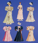 Different outfits for Miss Sophie paper dress-up doll