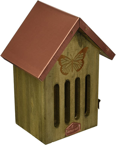 Copper roof insect house for butterflies